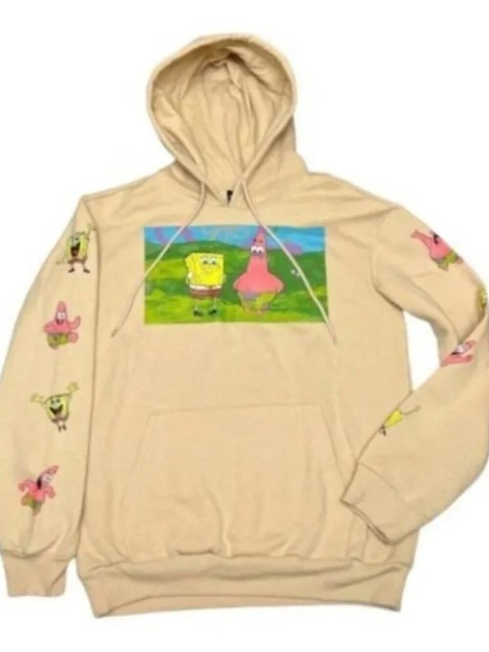 Spongebob and Patrick Hoodie Oversized Vintage Y2K
